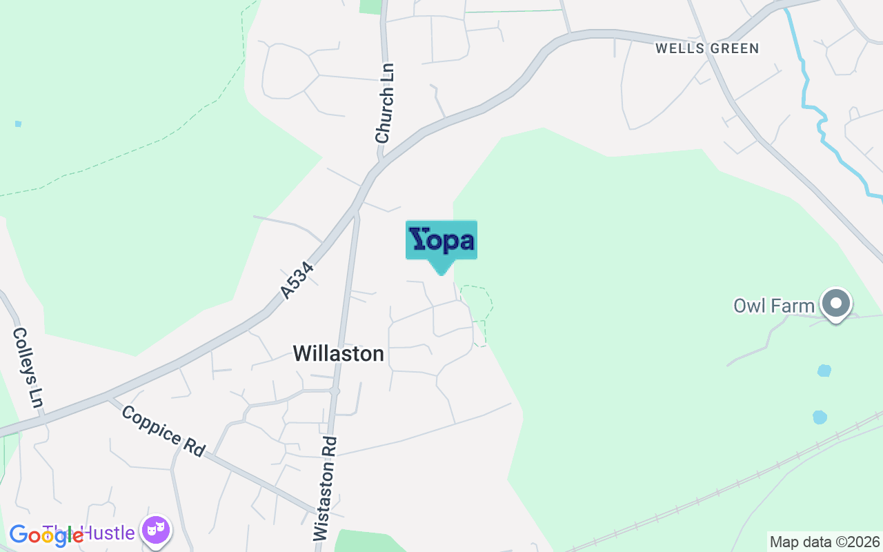 Map showing the location of CW5 6SR