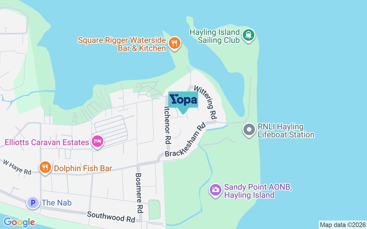 Map showing the location of PO11 9ST