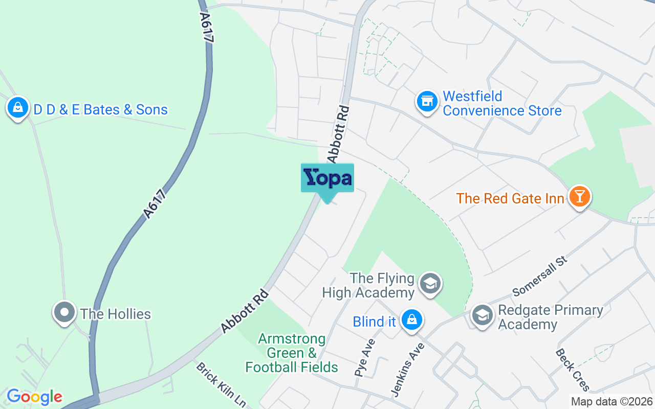 Map showing the location of NG19 6NG