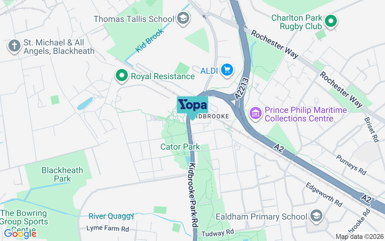 Map showing the location of SE3 9FZ