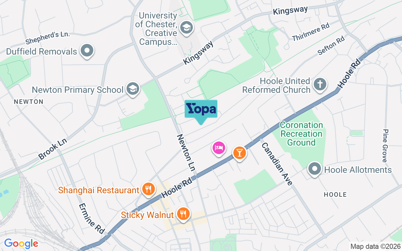 Map showing the location of CH2 3RF
