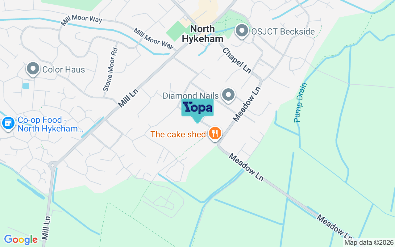 Map showing the location of LN6 9RH