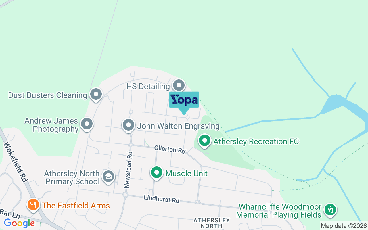 Map showing the location of S71 3NW