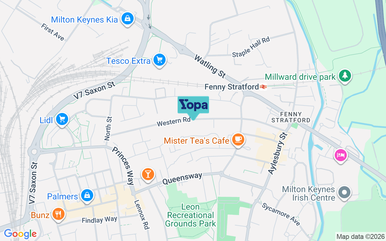 Map showing the location of MK2 2PR