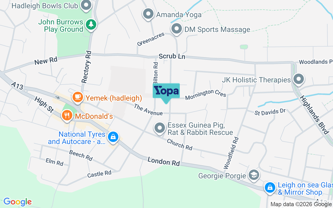 Map showing the location of SS7 2HJ