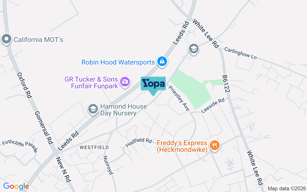 Map showing the location of WF16 9AQ