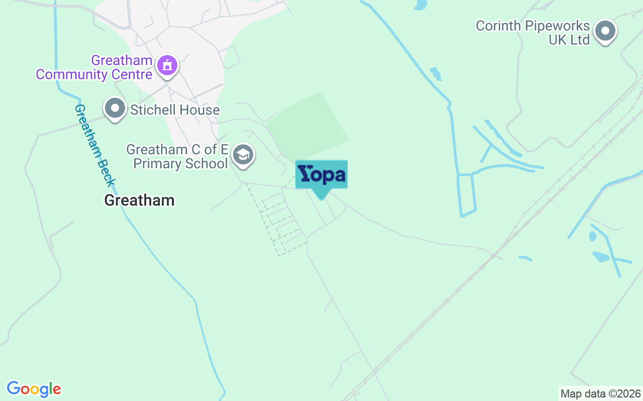 Map showing the location of TS25 2EZ