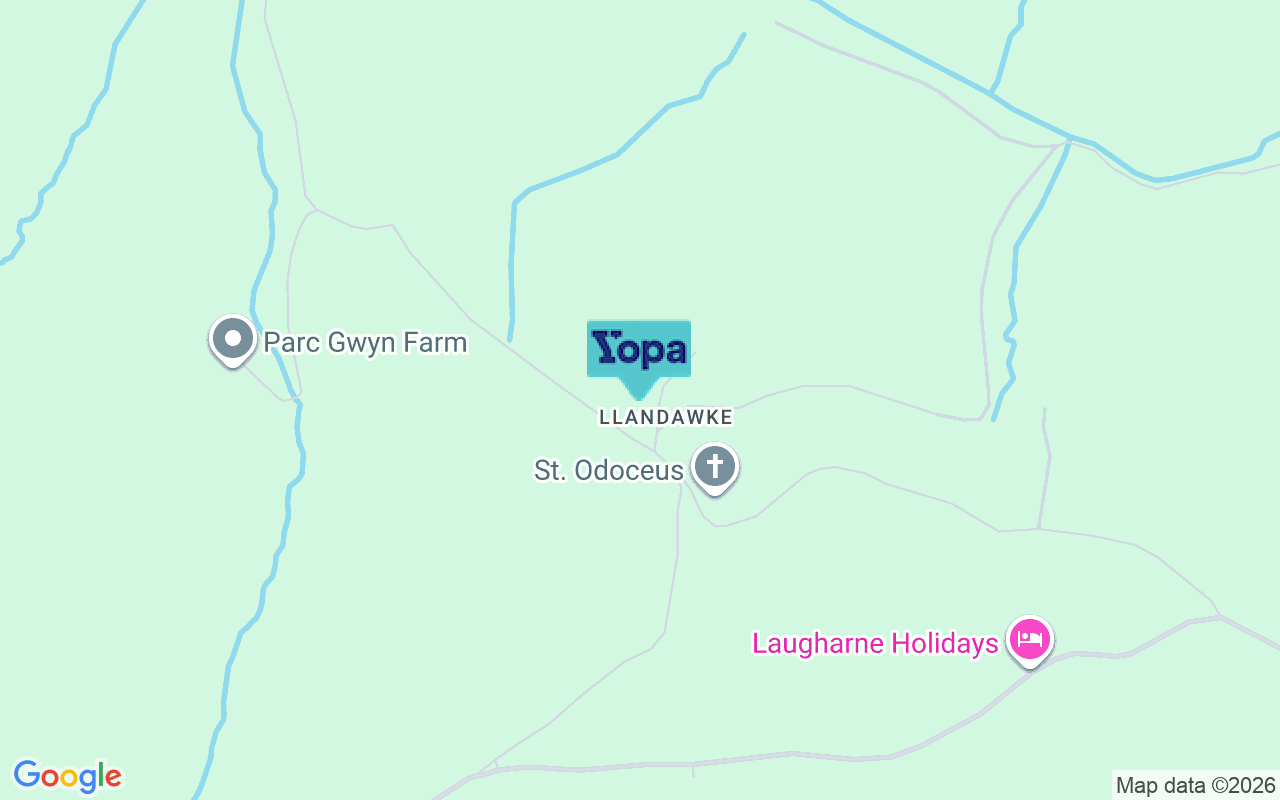 Map showing the location of SA33 4RD