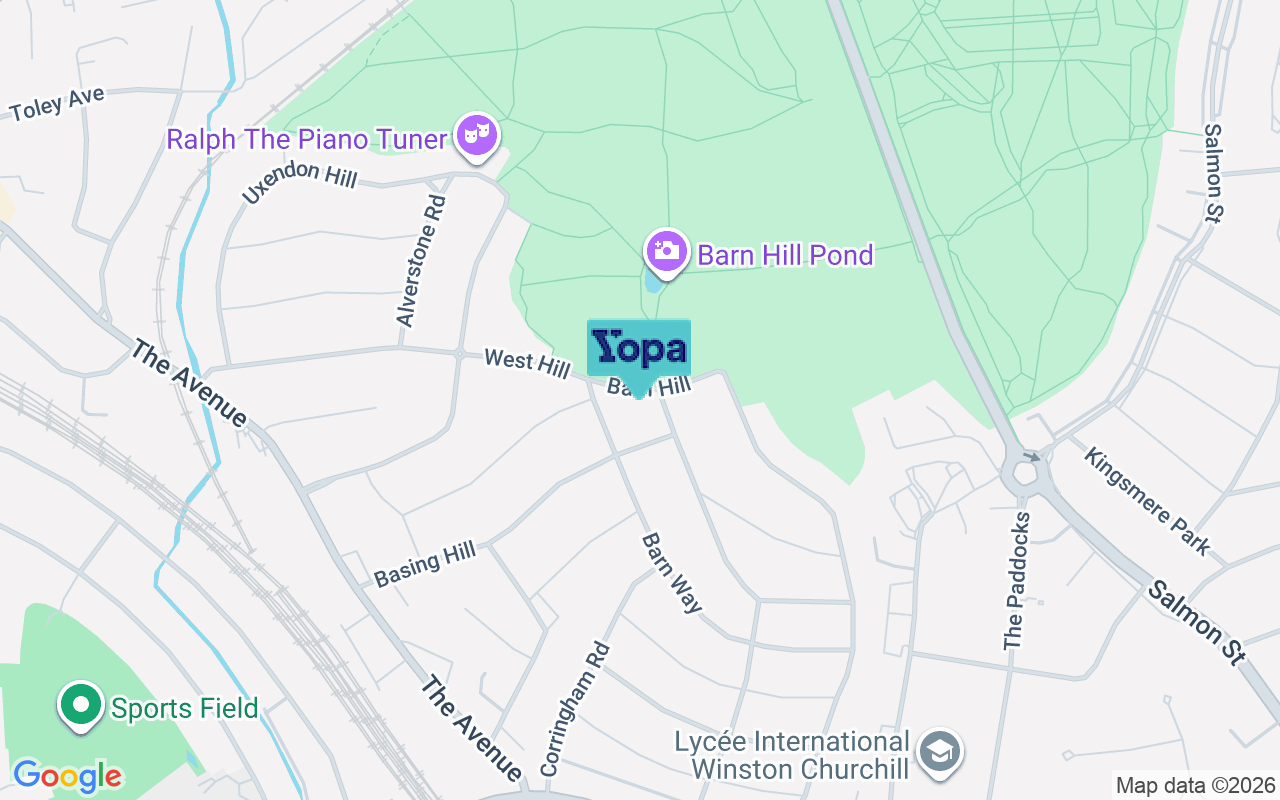 Map showing the location of HA9 9LW