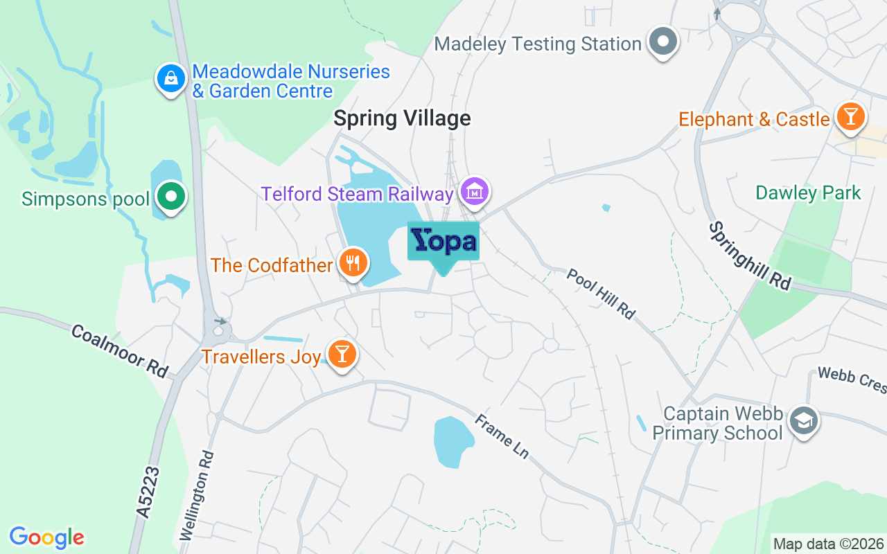Map showing the location of TF4 3UH