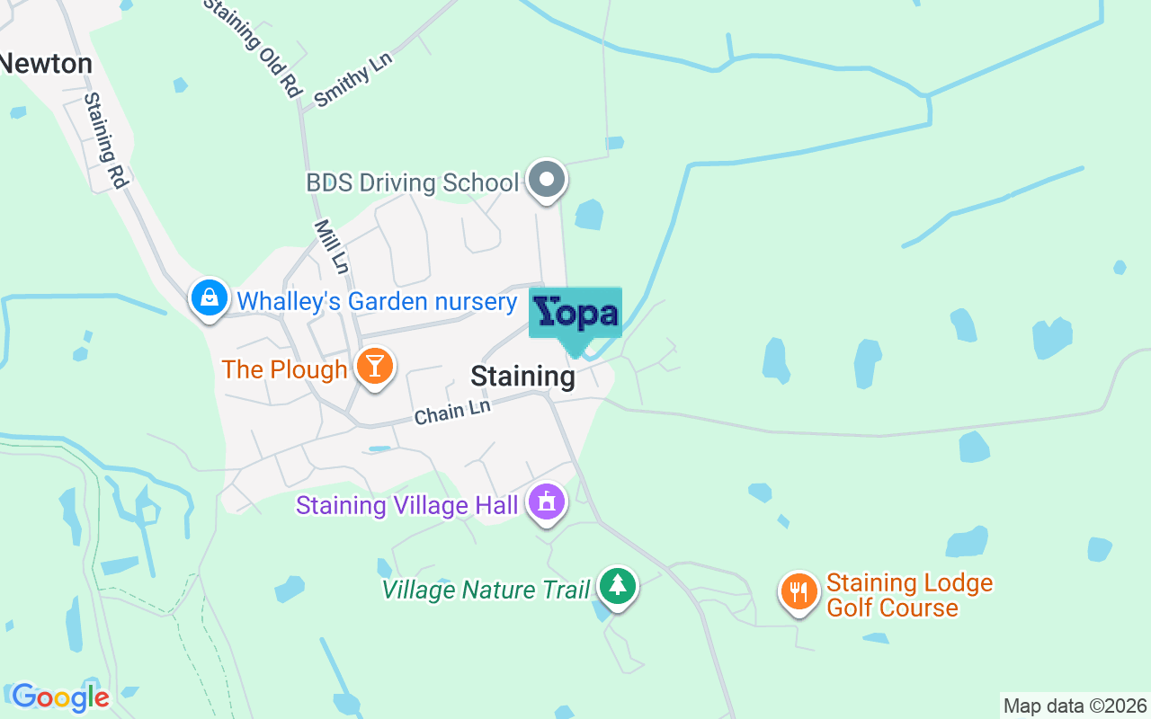 Map showing the location of FY3 0EJ
