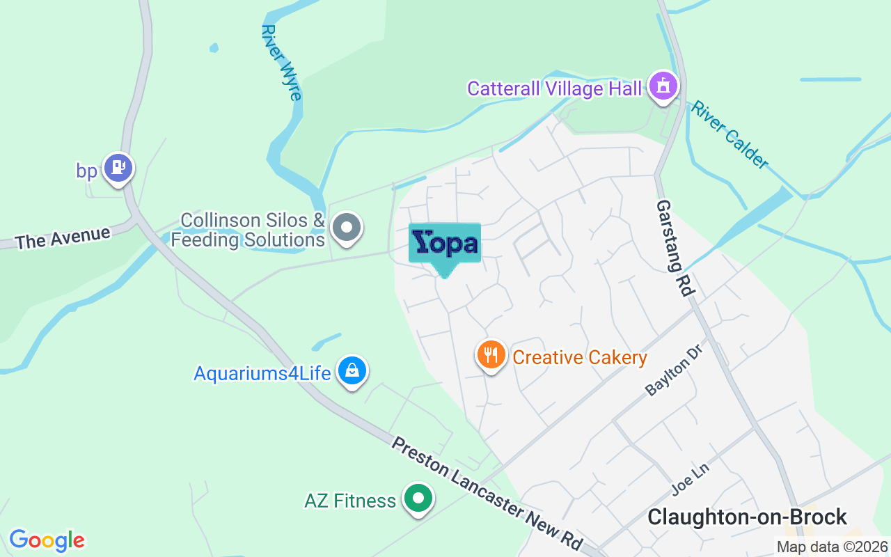 Map showing the location of PR3 0NJ