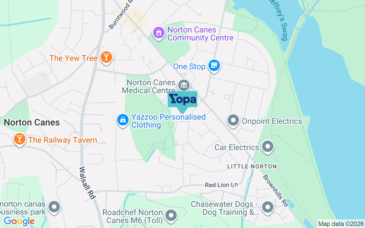 Map showing the location of WS11 9FJ
