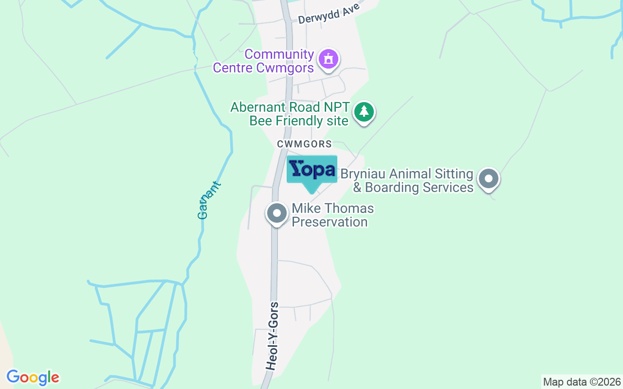 Map showing the location of SA18 1RB