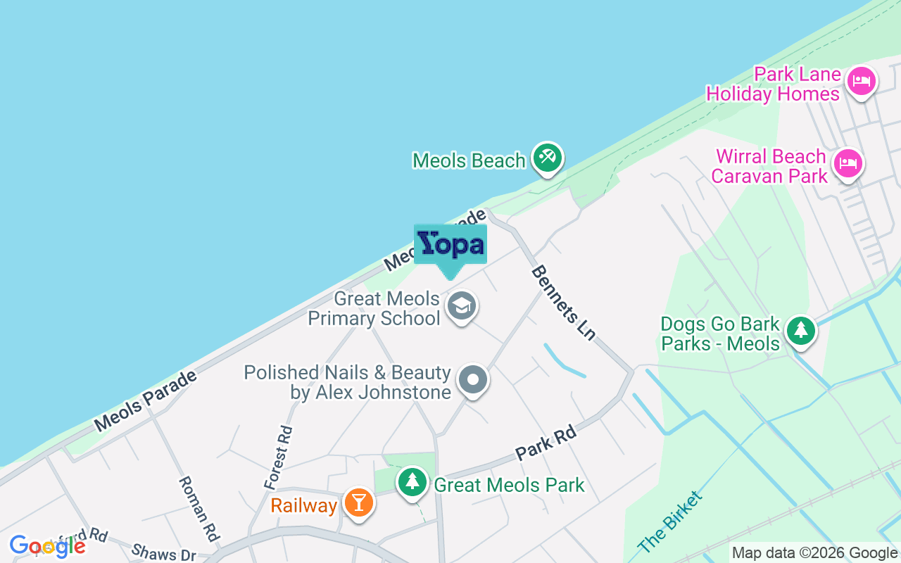 Map showing the location of CH47 7AS