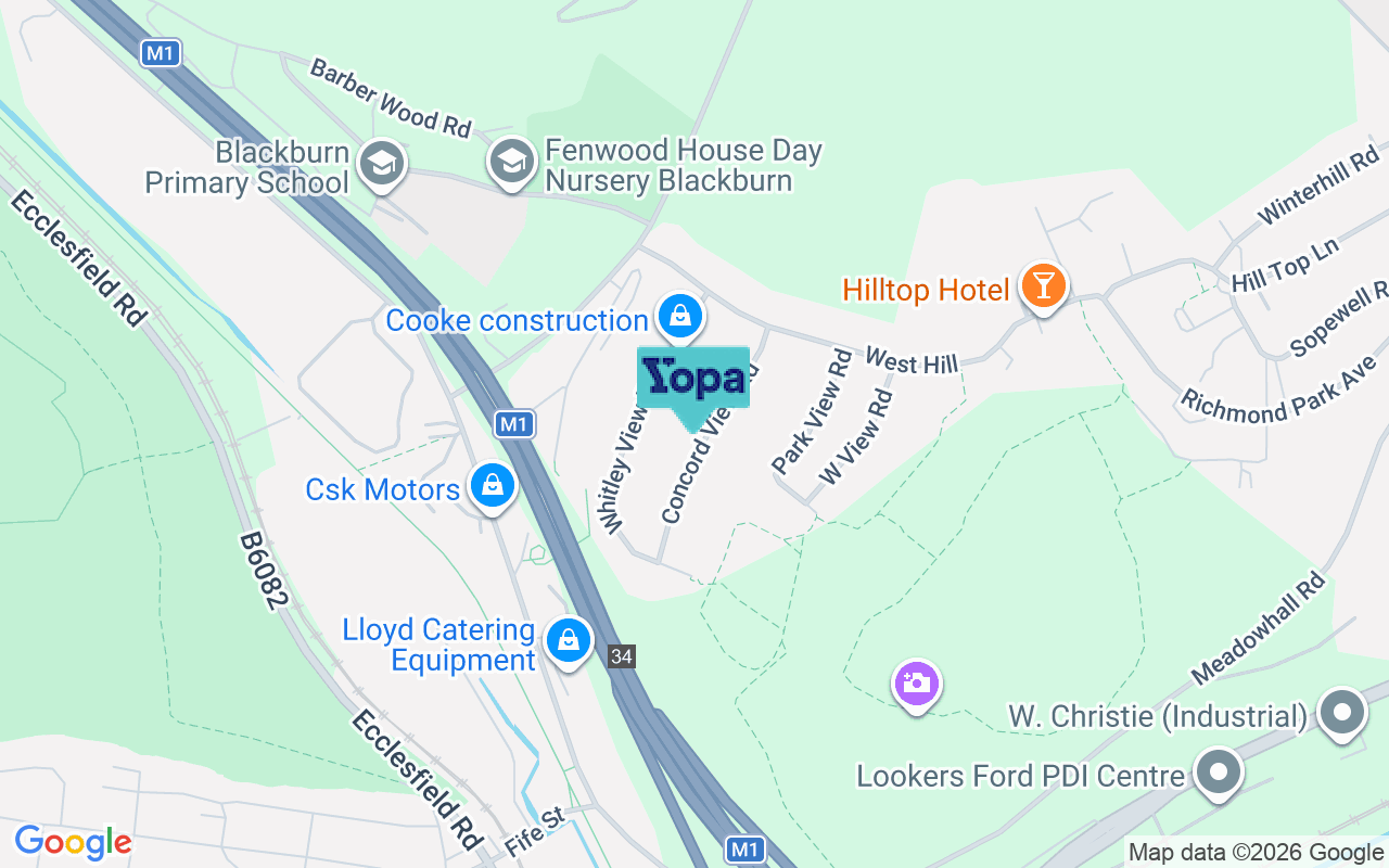 Map showing the location of S61 2HH