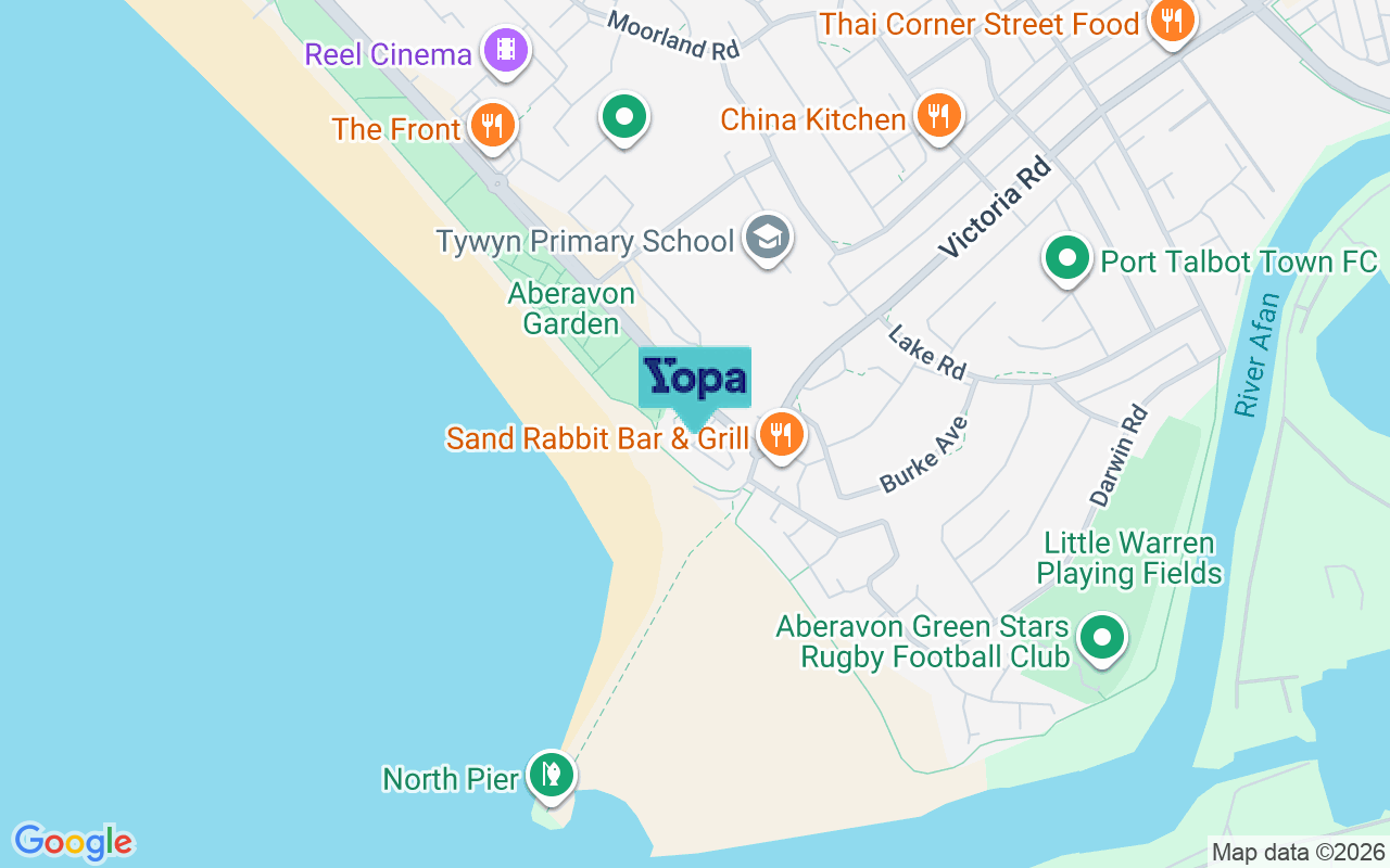 Map showing the location of SA12 6QN