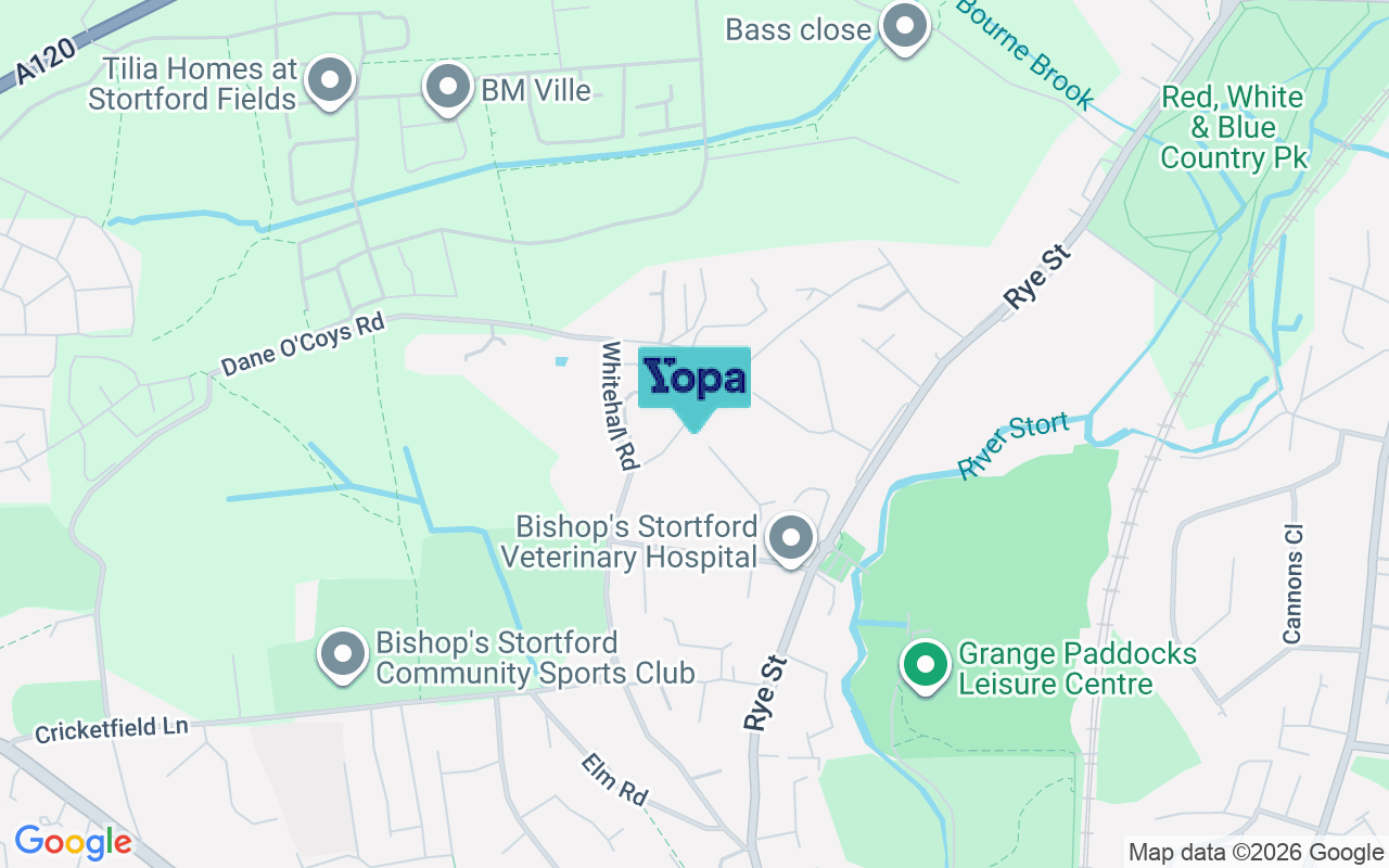 Map showing the location of CM23 2JJ