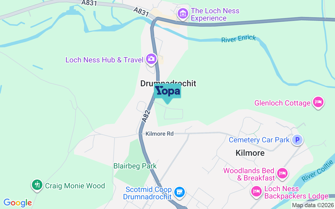 Map showing the location of IV63 6AH