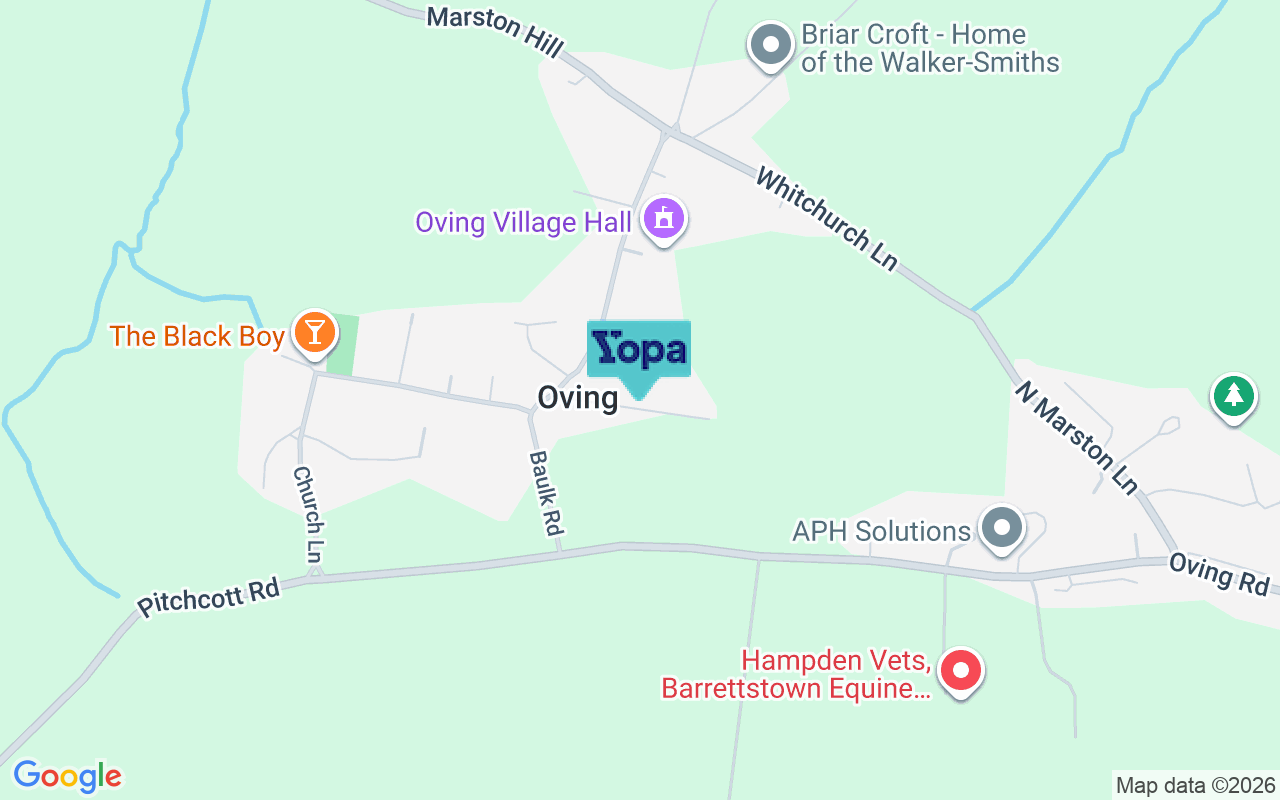Map showing the location of HP22 4HJ