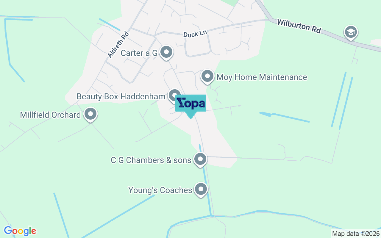 Map showing the location of CB6 3UL