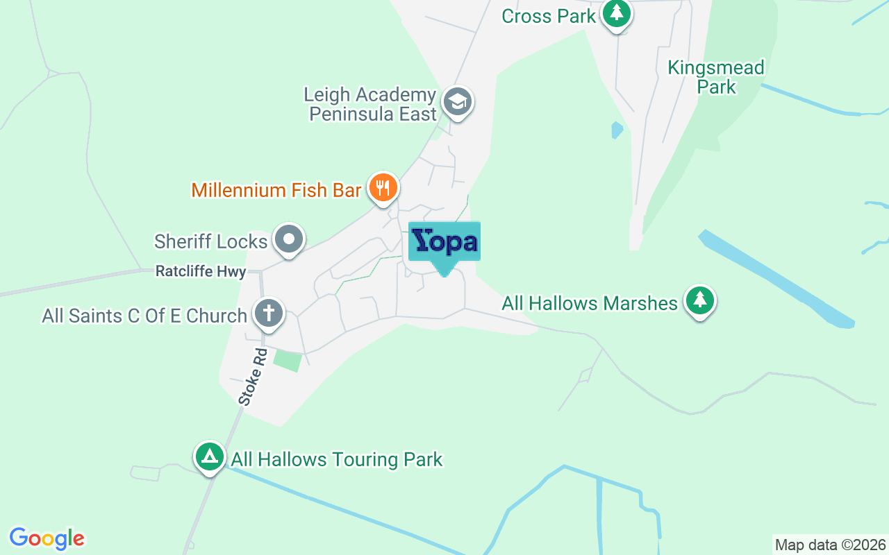 Map showing the location of ME3 9PW