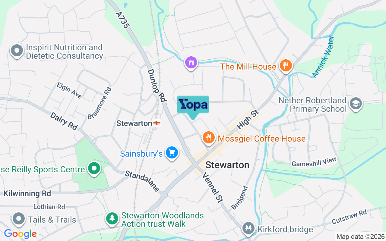 Map showing the location of KA3 5AP
