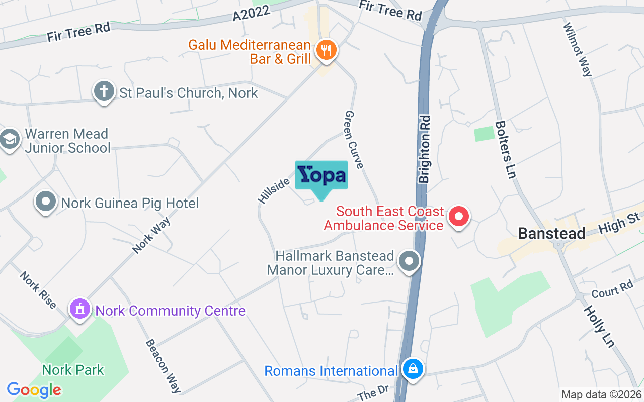 Map showing the location of SM7 1HQ