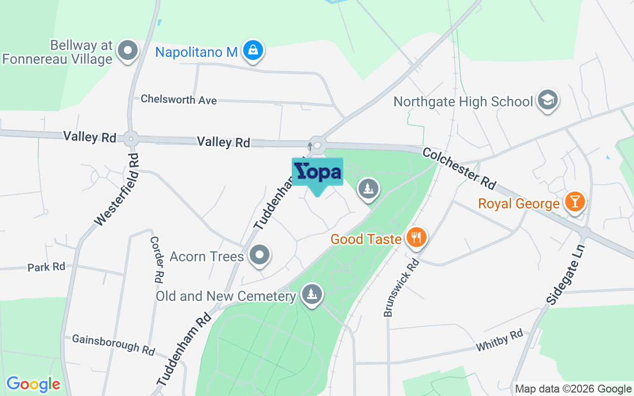 Map showing the location of IP4 2TT
