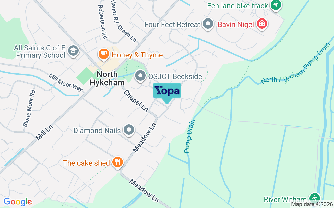 Map showing the location of LN6 9QU