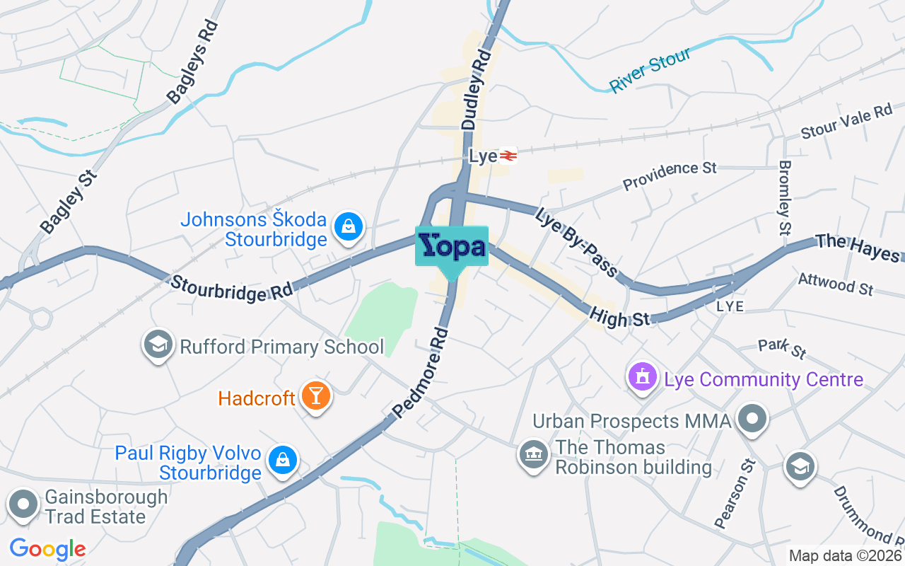 Map showing the location of DY9 8DG