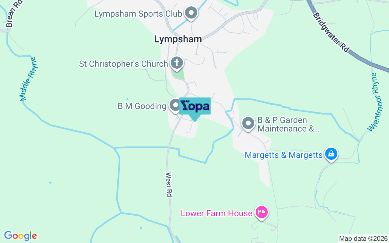 Map showing the location of BS24 0AF