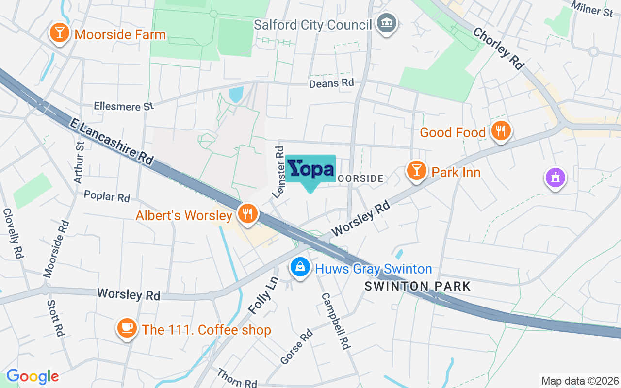 Map showing the location of M27 5SB