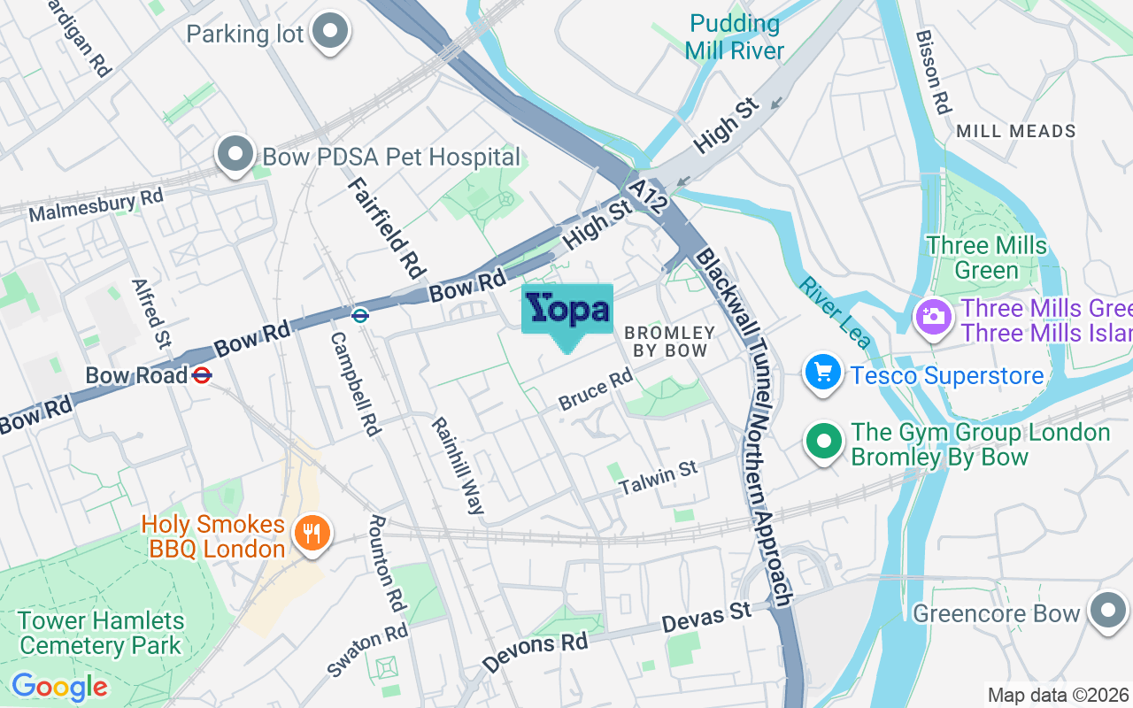 Map showing the location of E3 3HE