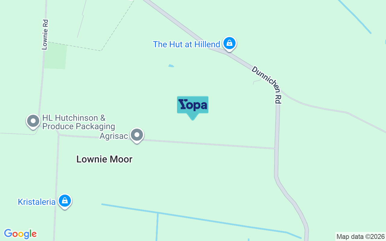 Map showing the location of DD8 2LH