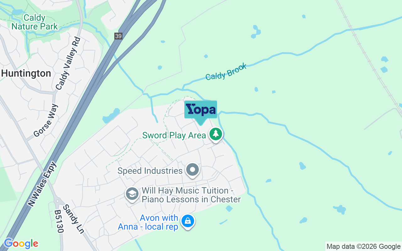 Map showing the location of CH3 6FL
