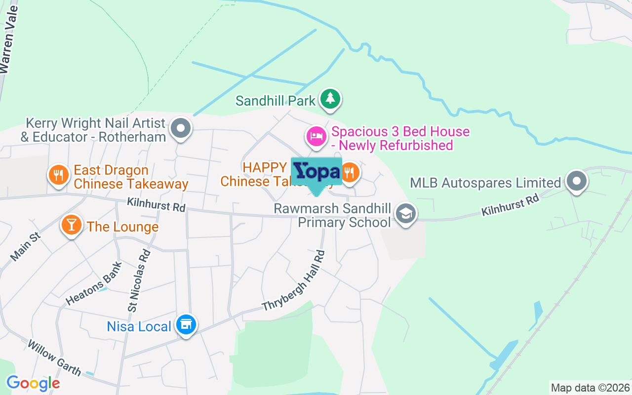 Map showing the location of S62 5PS