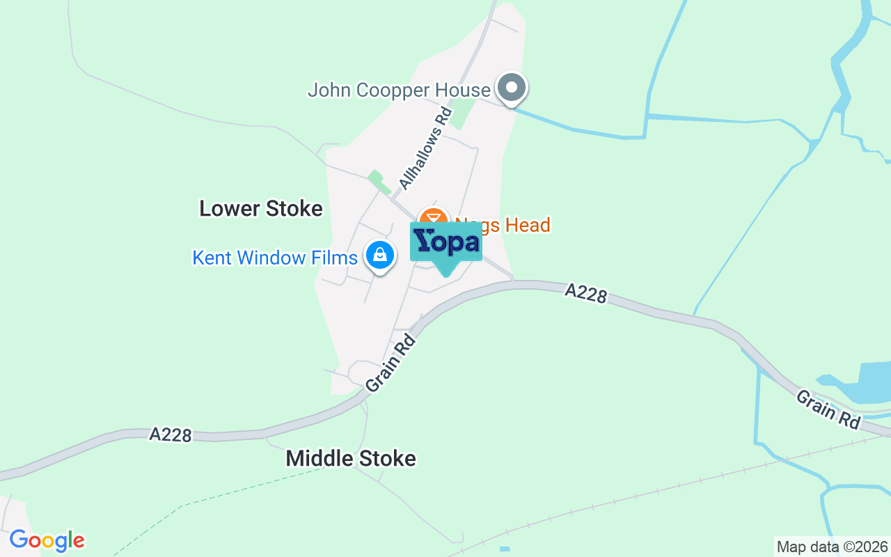 Map showing the location of ME3 9RG