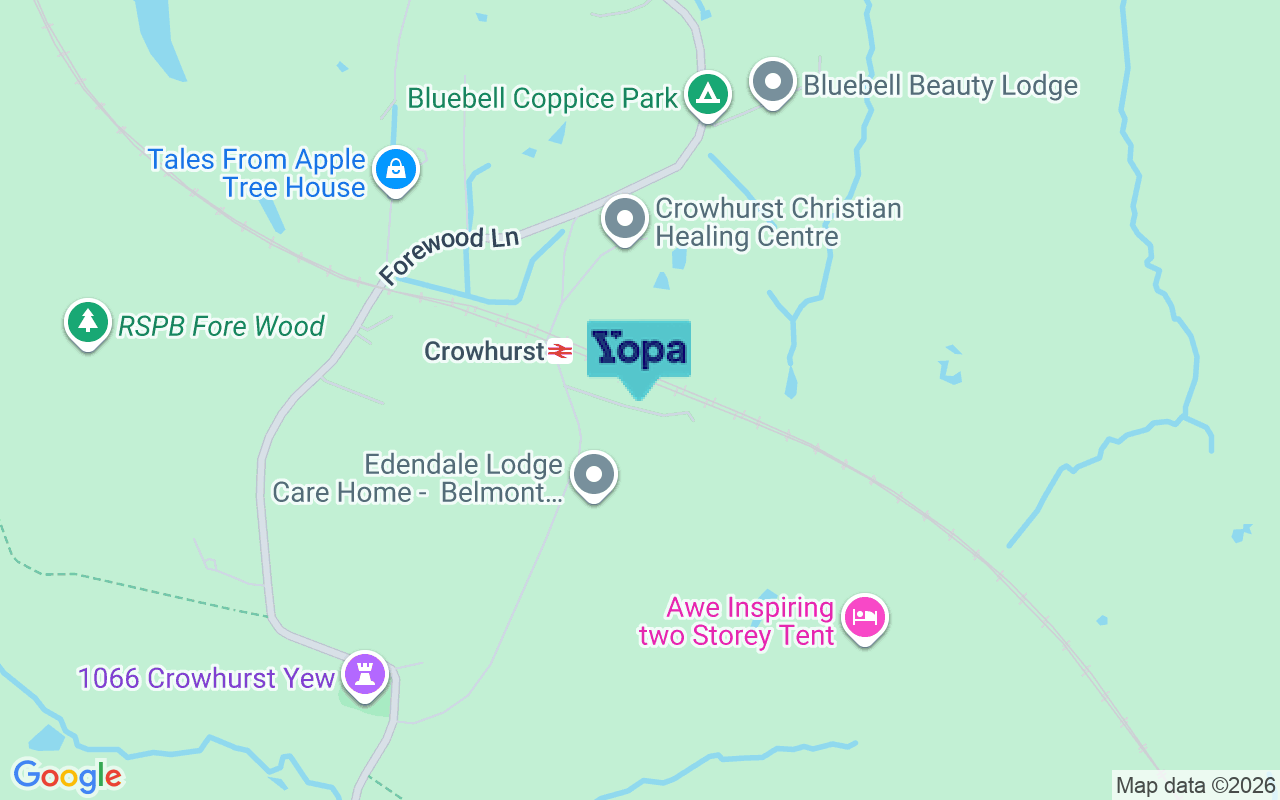 Map showing the location of TN33 9DE