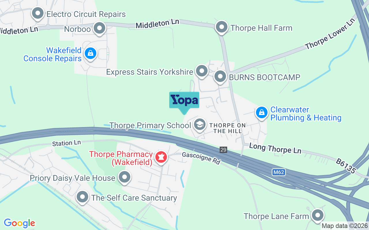 Map showing the location of WF3 3DF