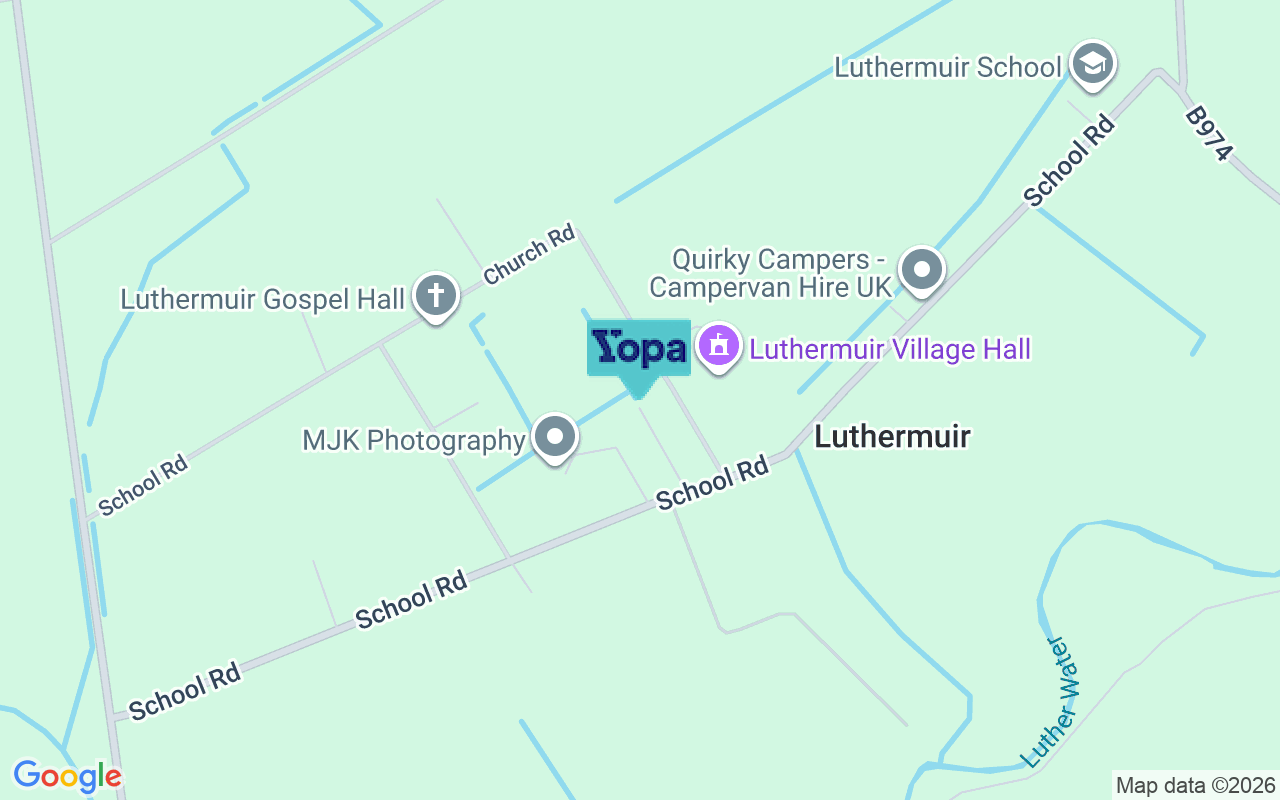 Map showing the location of AB30 1YR