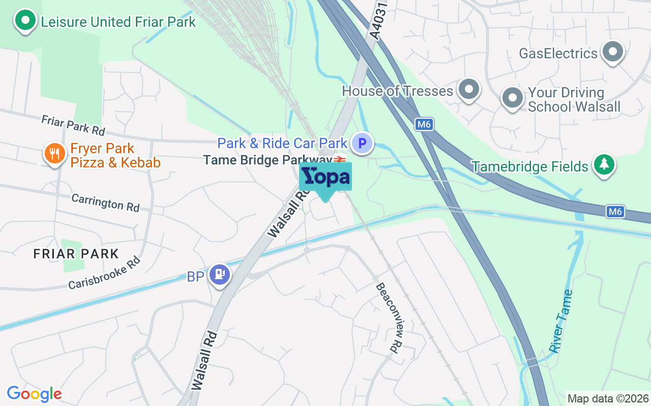 Map showing the location of B71 3NP