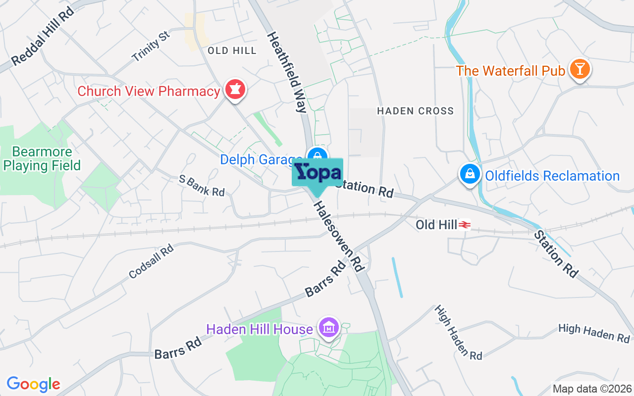 Map showing the location of B64 6PH