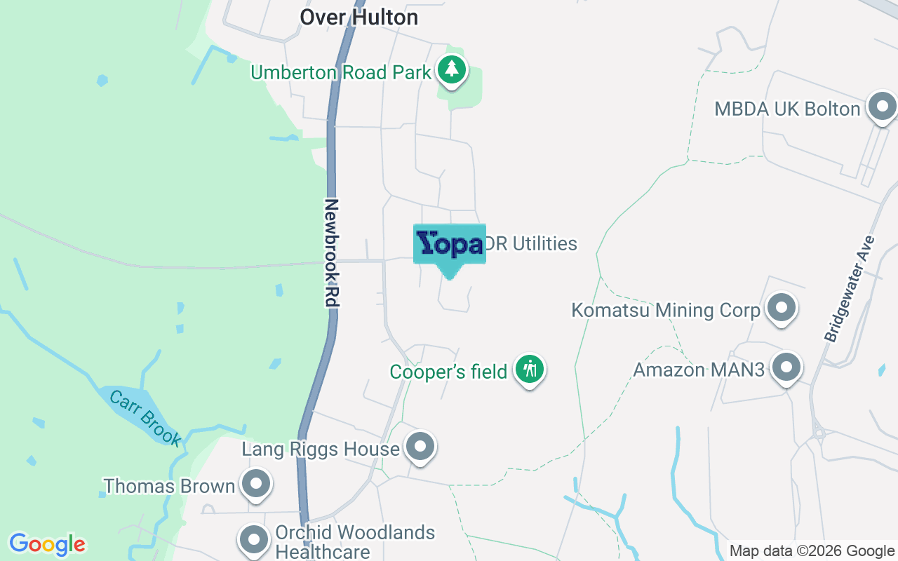Map showing the location of BL5 1EZ