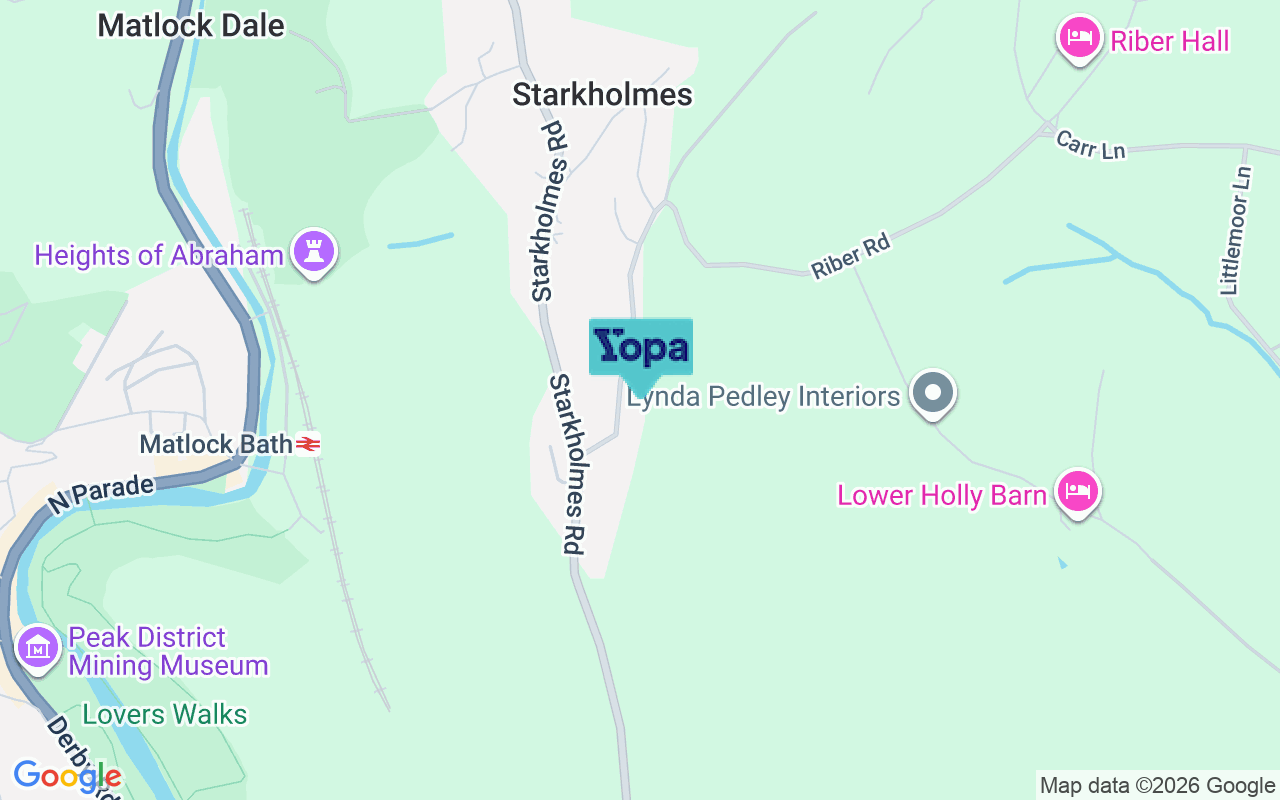 Map showing the location of DE4 5JF