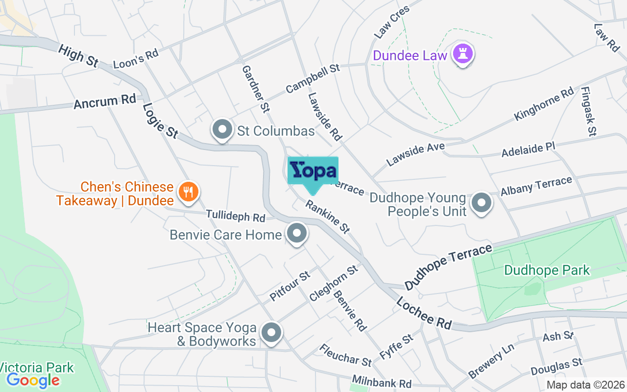 Map showing the location of DD3 6DY