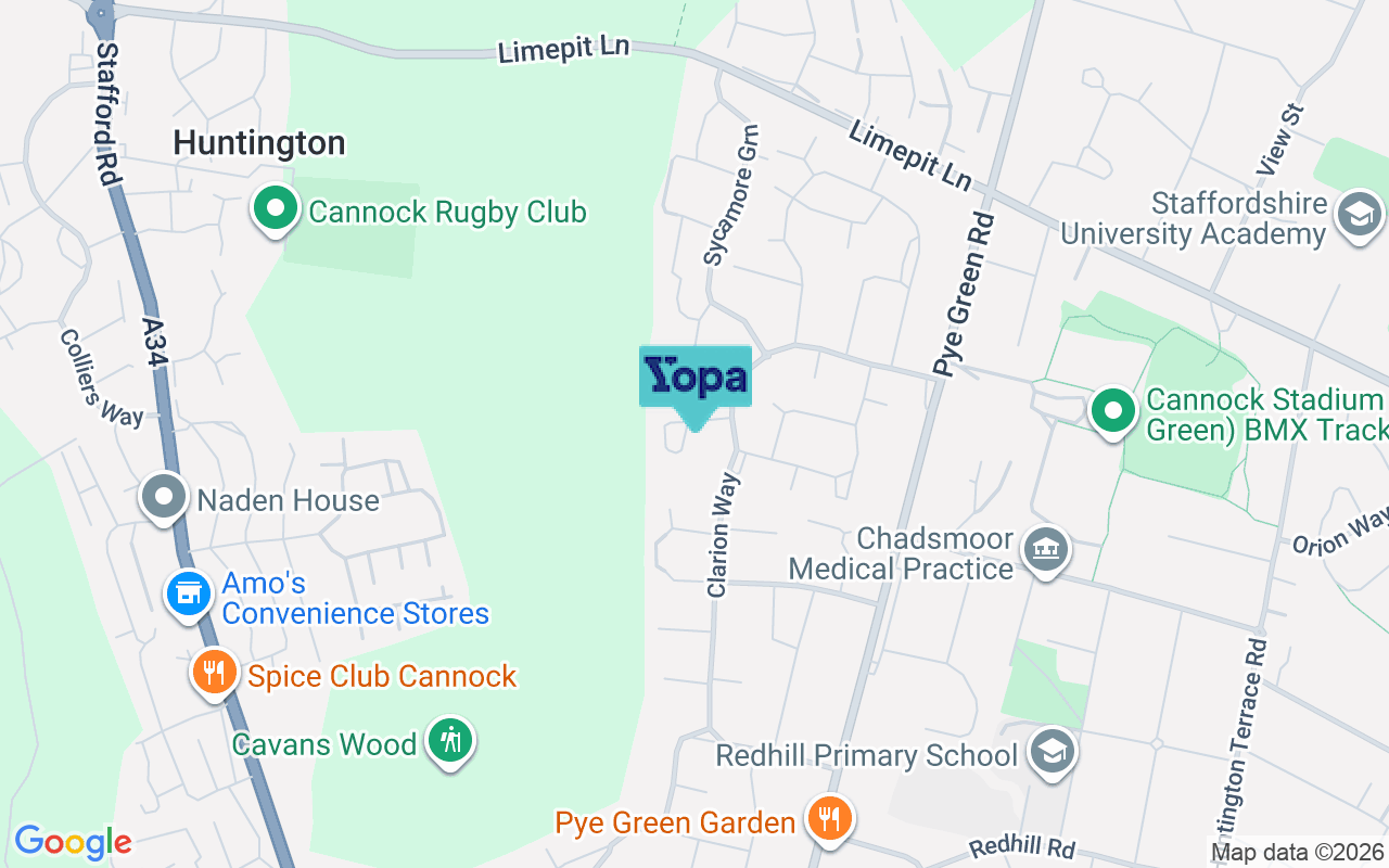 Map showing the location of WS11 4NP