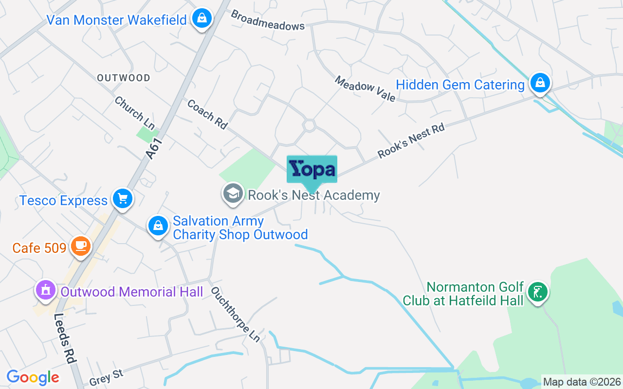 Map showing the location of WF1 3DZ
