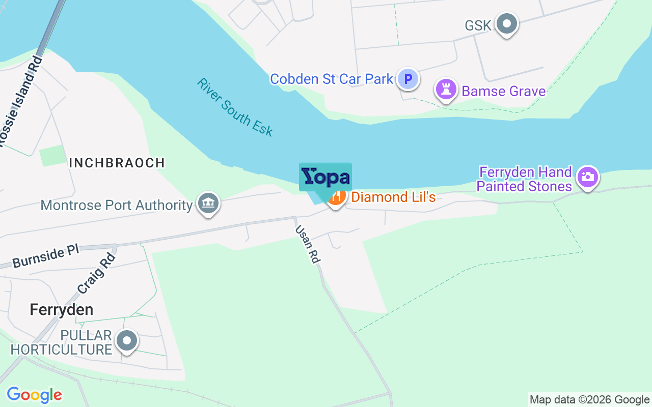 Map showing the location of DD10 9RN
