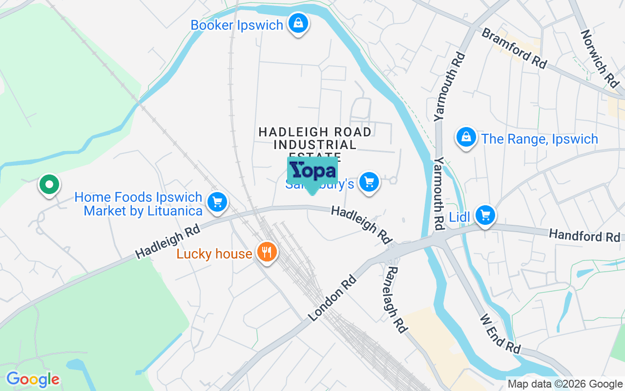 Map showing the location of IP2 0ER